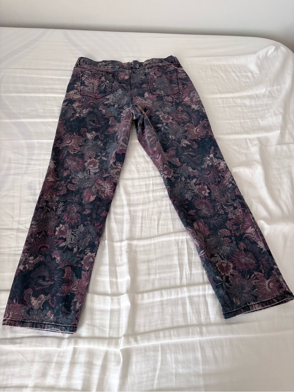 Bandolino Jeans with Dusty Lavender and Slate Floral Waistband - Picture 9 of 9